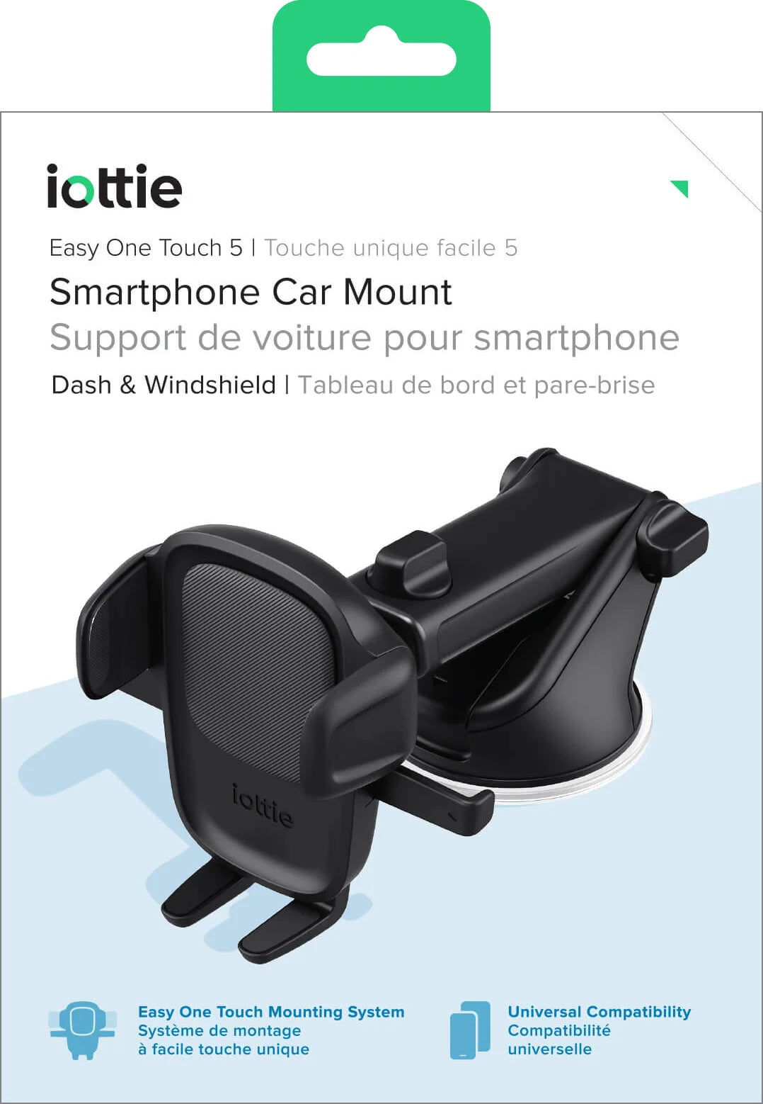 Easy One Touch 5 Universal Dashboard & Windshield Car Mount and Phone Holder