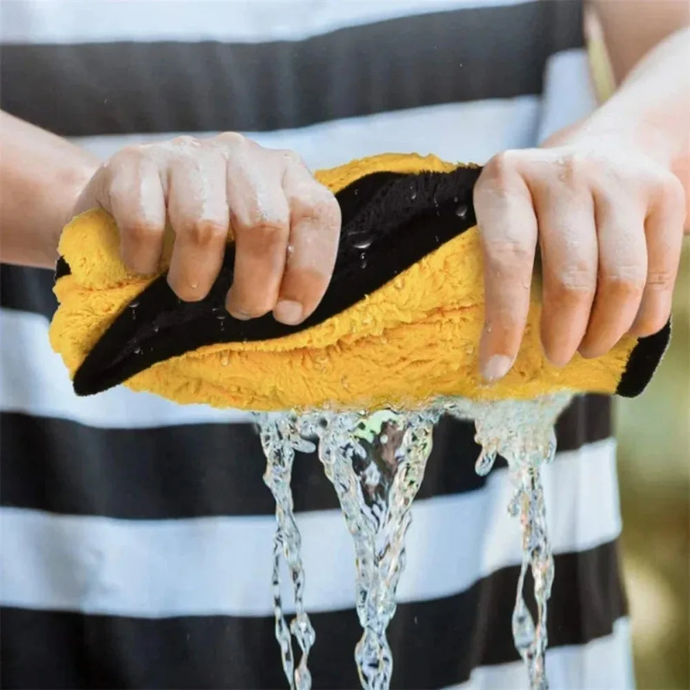 Microfiber Cleaning Towel Car Cleaning Cloths Professional Detailing Car Drying Microfiber Towel Wash Towel Accessories